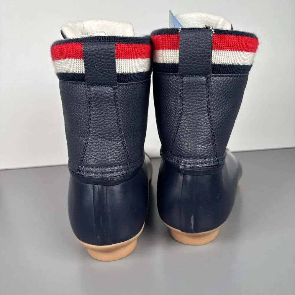 8 Fans Women's Size 10 Duck‎ Boots Waterproof Ankle Rain Insulated Shoes -flaw